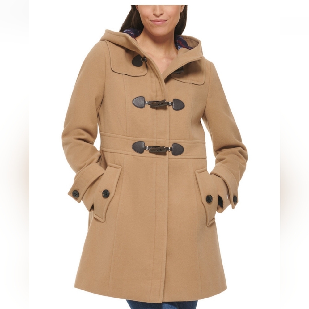 Tommy Hilfiger, Women's Hooded Toggle Walker Coat, Created for Macy's